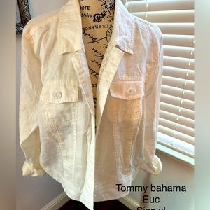 XL Tommy Bahama light linen jacket.